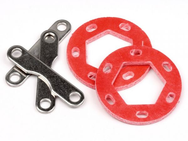 Disco Freio Duplo com pinça Dual Fiberglass Brake Disk 19x35x2.5mm HPI 87055