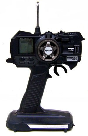 Radio com Receptor 2 Canais 27MHz Kyosho KT-14 SEMI NOVO