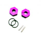 Sextavado Roda 12mm Purple Alloy Wheel Hex SCHUMACHER U2401A