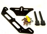Torre Traseira de Carbono RS4 Rear Floating Mount (HPI RS4, HPI RS4 Pro) BEAT X B-503H